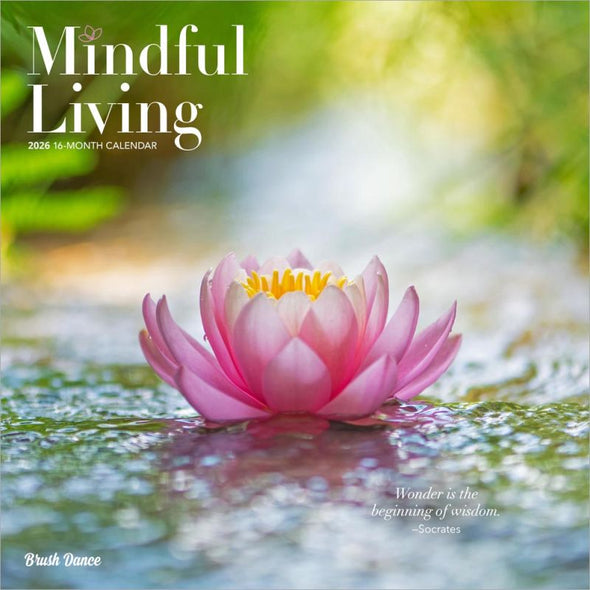 Mindful Living 2026 Monthly Square Wall Calendar