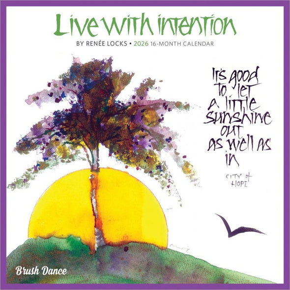 Live with Intention 2026 Monthly Mini Wall Calendar