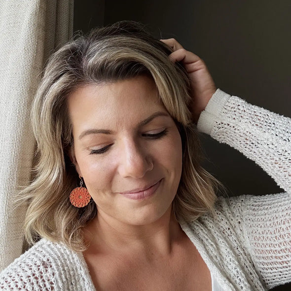 Columbia Earrings in Sockeye