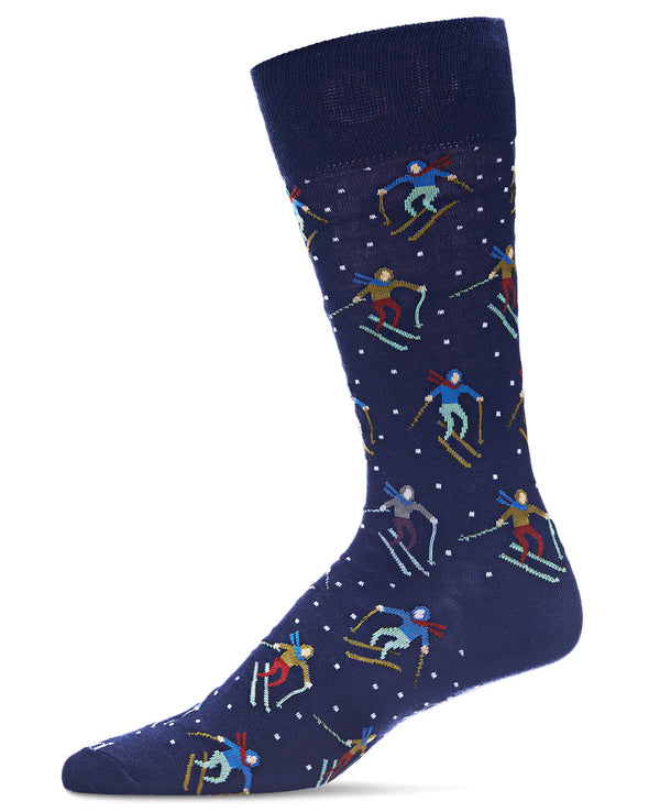 Men's "Skier's Paradise" in Navy Blazer
