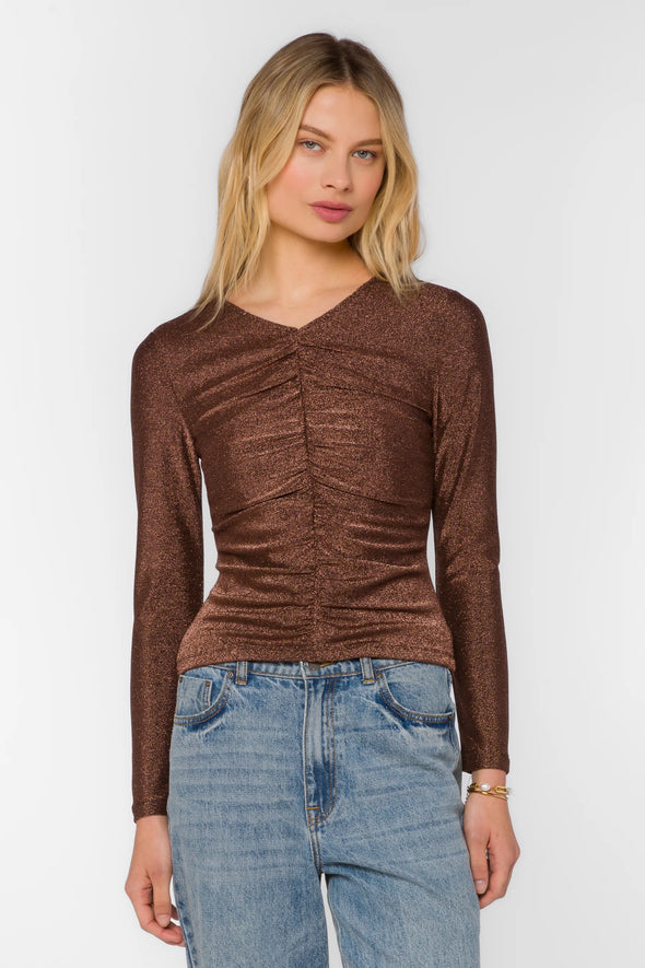 Alaia Top in Bronze