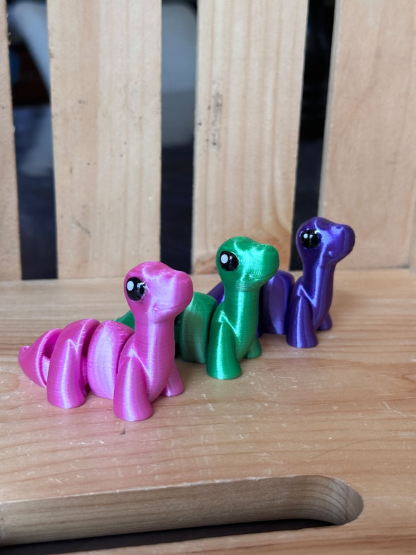 Brontosaurus Keychain