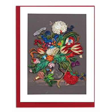 Quilled Artist Series – Vase of Flowers, de Heem