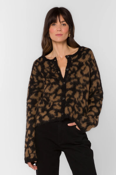 Banksy Sweater in Sandstone Cheetah