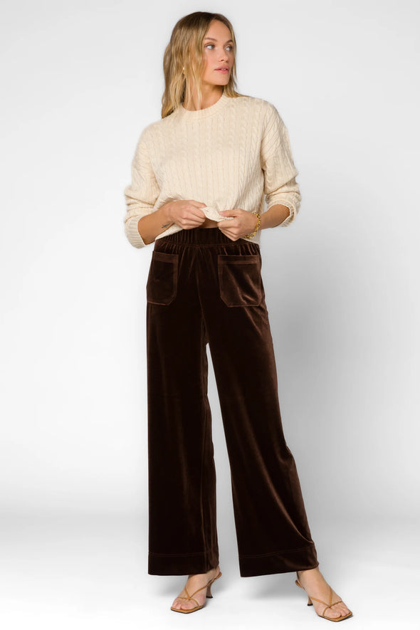 Bates Pants in Velvet Brown