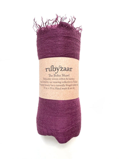 Boho Scarf in Bordeaux