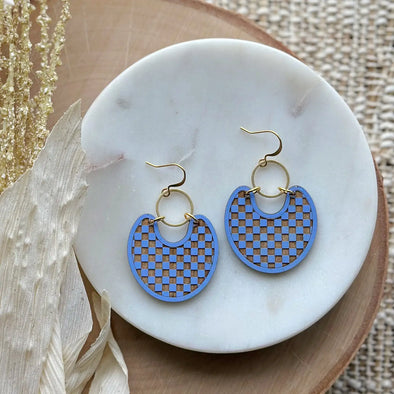 Boise Earrings in Cornflower