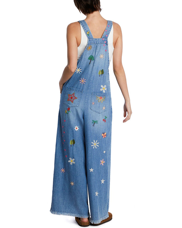 Ooh La La Overalls in Vintage Denim