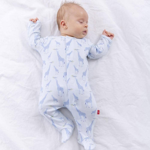 Blue Giraffe Footie