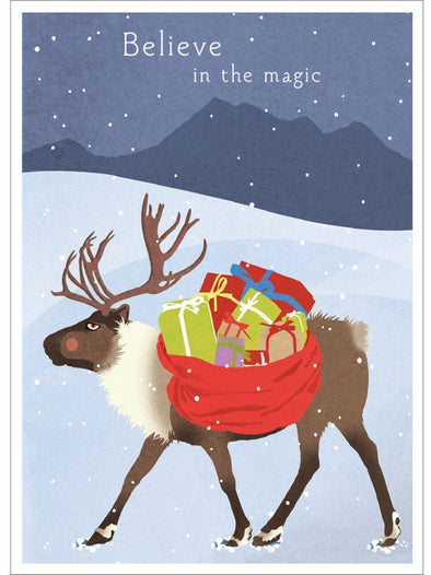 Caribou with Gifts Boxed Set of 10