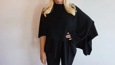 Black Cashmere Wrap