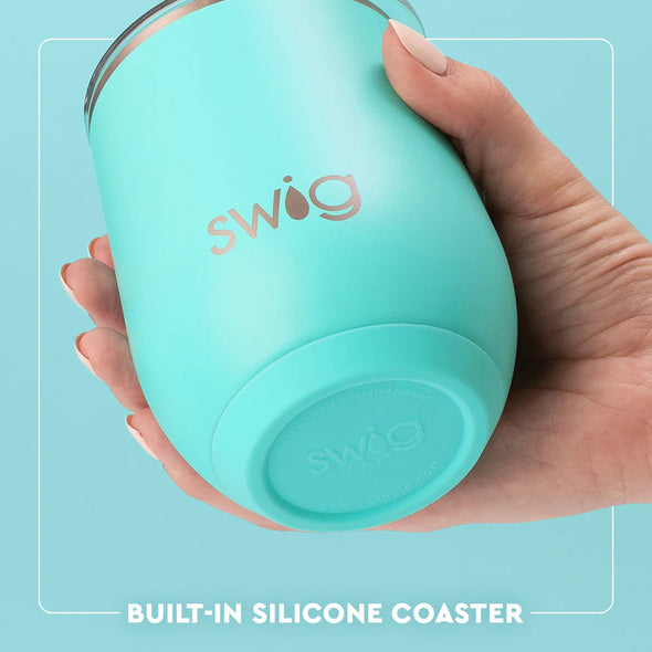 12oz Stemless Wine in Bright Stripe