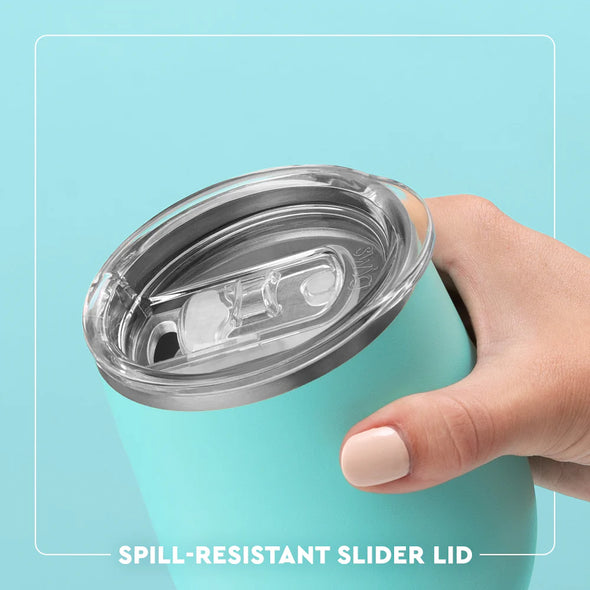 12oz Stemless Wine in Bright Stripe