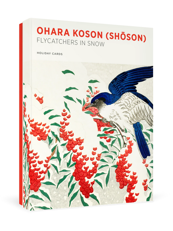 Ohara Koson (Shōson): Flycatchers in Snow Holiday Cards Set of 12
