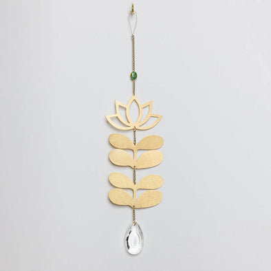 Suncatcher - Lotus/African Turquoise