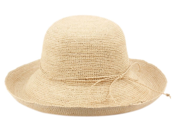 Raffia Straw Sun Hat in Natural