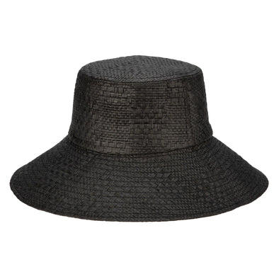 Paper Bucket Hat in Black