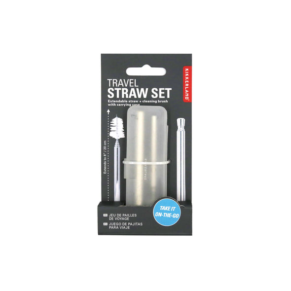 Stainless Steel Travel Straw Set