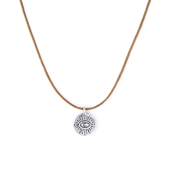 Eye of Protection Necklace in Espresso