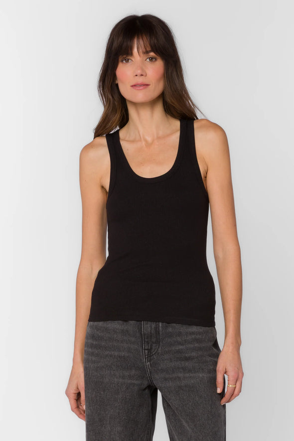 Daylen Tank in Shimmer Black