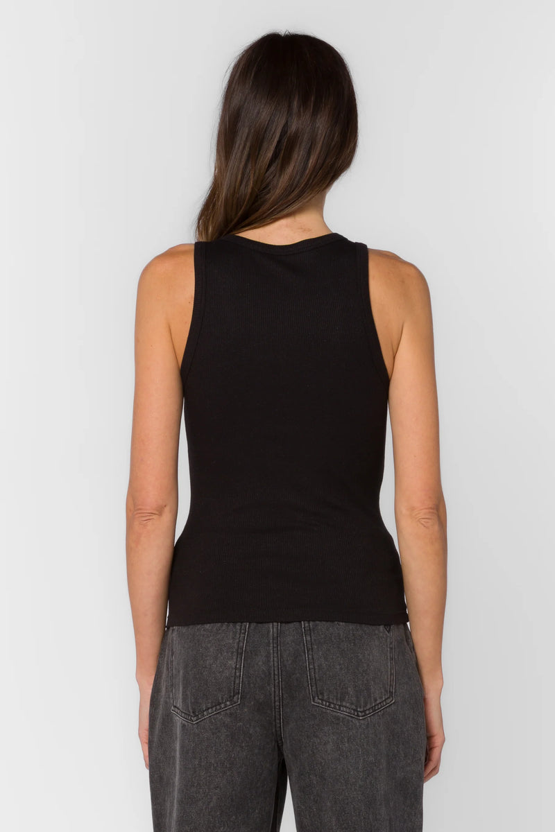 Daylen Tank in Shimmer Black – Jacque Michelle
