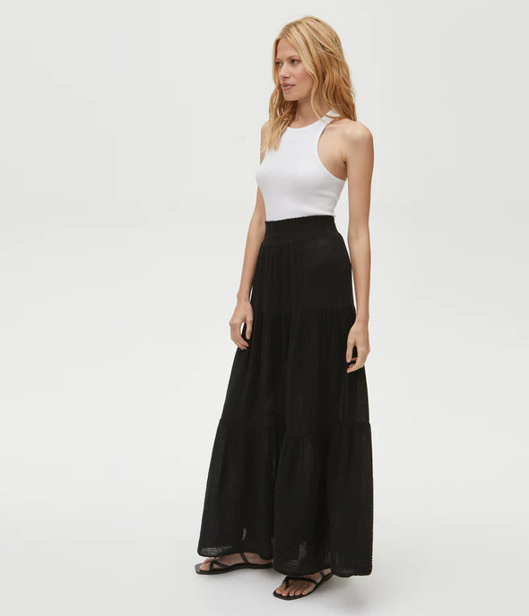 Sandy Gauze Skirt/Dress in Black