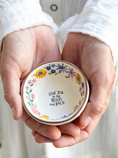 Ceramic Giving Trinket Bowl in To The Moon