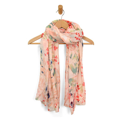 Botanical Berries Scarf in Pink