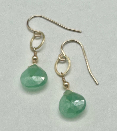 Green Onyx Earrings