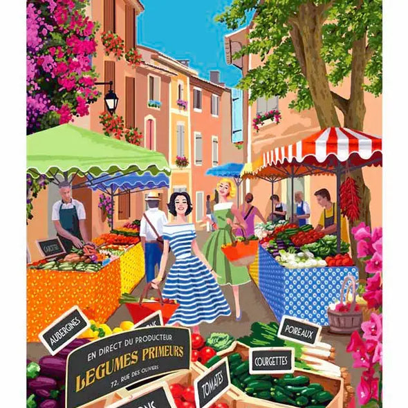 Provence Market Cotton Dish Towel