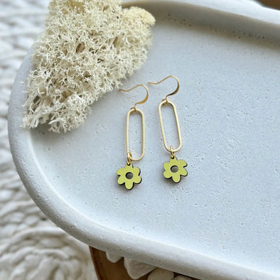 Entiat Earrings in Citron
