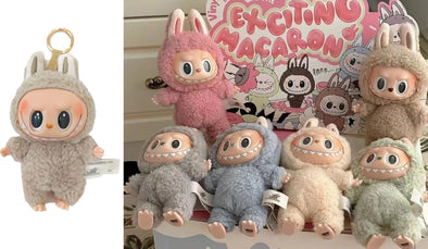 Labubu Style the Monsters Exciting Macarons Bag Keychain - Single