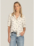 Blake Floral Blouse in Natural