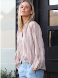 Bennet Blouse in Soft Brown