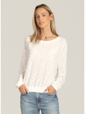 Mesh Flower Covettop in White