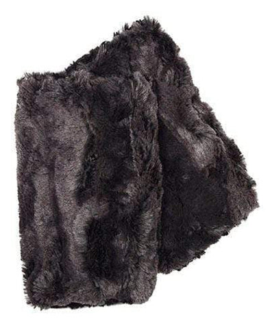 Reversible Fingerless Gloves in Espresso