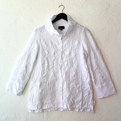 Crush Travel Jacket in White