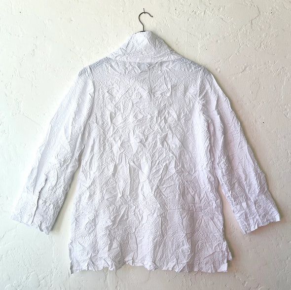 Crush Travel Jacket in White