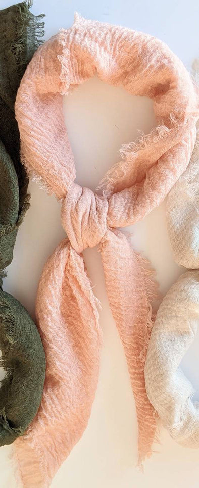 Gauze Scarf in Gladiolus