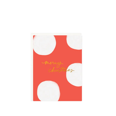 Merry Christmas Spots Mini Card Boxed Set of 6