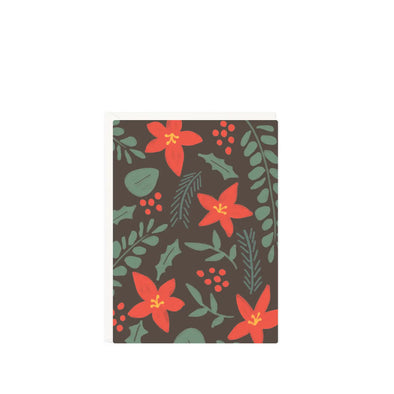 Poinsettia Mini Card Boxed Set of 6