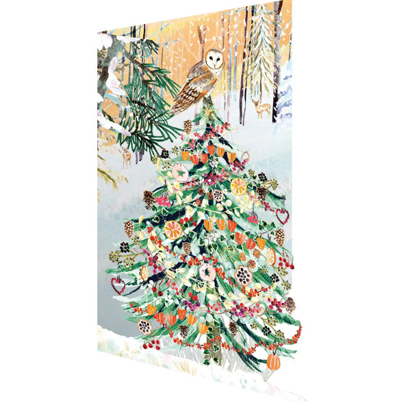Wild Winter's Song Tree Lasercut Cards Set of 5