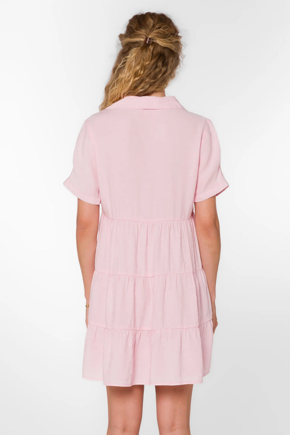 Graham Dress in Cool Pink