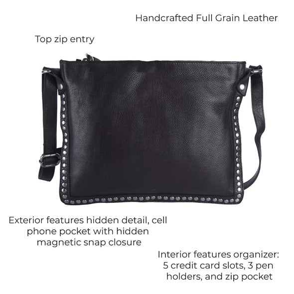 Gabriel Crossbody Bag in Brown