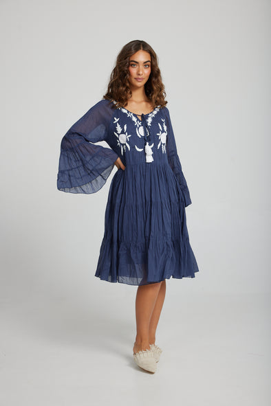 Navy Jamaica Dress