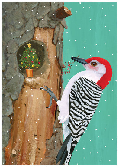 Woodpecker Deck the Halls Boxed Set of 12