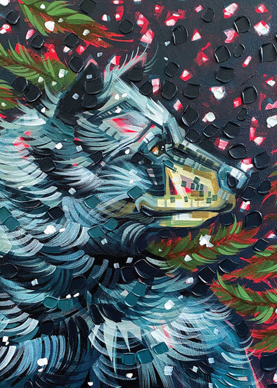 Bear in the Pines Holiday Cards Box of 12