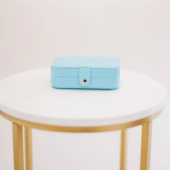Harlow Jewelry Case in Turquoise