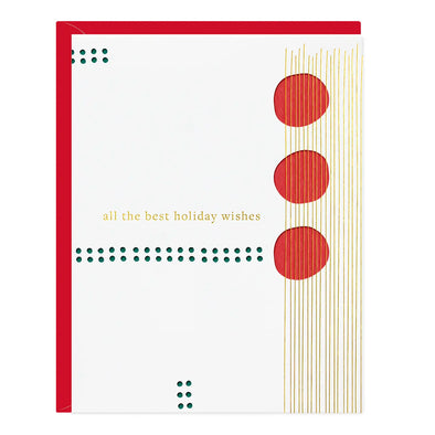 Best Holiday Wishes Jazz Card Boxed Set of 6
