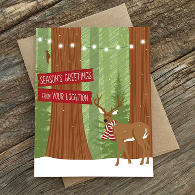 Deer from Colorado Boxed Xmas Cards Set of 8